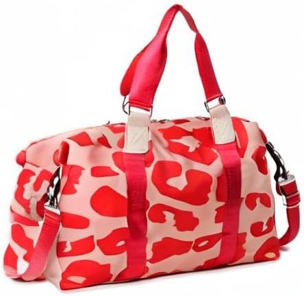 Weekender Duffel Sport Gym Bag Overnight Travel duffle Bags with Wet Pocket TB2301A Red