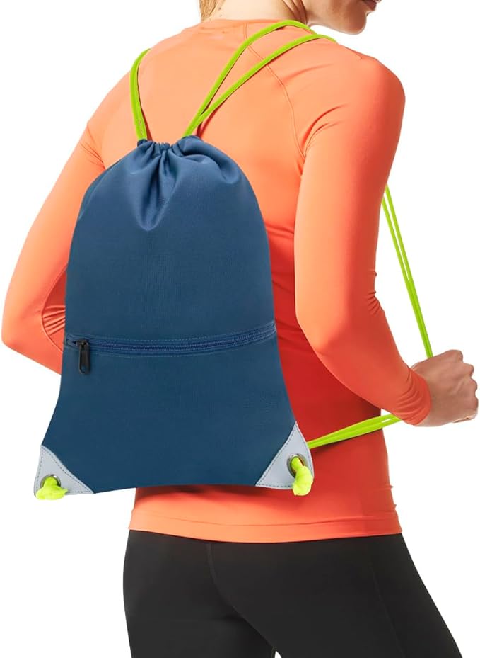 HOLYLUCK Drawstring Backpack Bag Sport Gym Sackpack