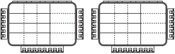 Flambeau Outdoors 4000WPBC Tackle Box - HD Waterproof Tackle Satchel System, 2 Removable Waterproof Tuff Tainers, Floating Satchel, Fishing Tackle & Gear Storage, Zerust Anti-Rust Dividers, Gray/Clear