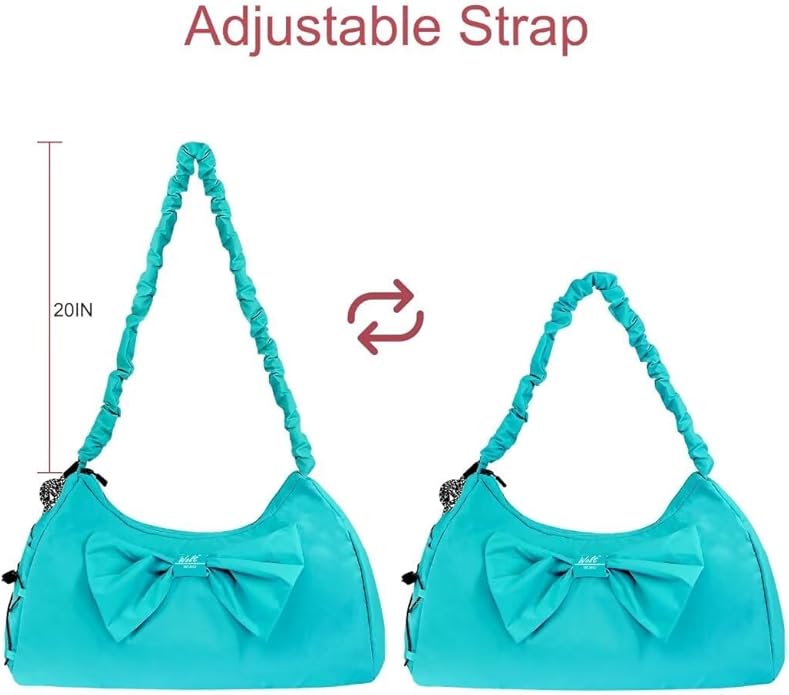 WOLT Gym Bag For Women, Yoga Mat Bag with Shoes Compartment, Wet Pocket and Water Bottle Pocket