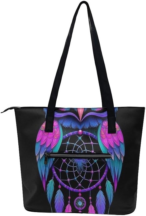 Big Shoulder Commuter Bag Work Tote Bag Handbag With Zipper For Women And Men