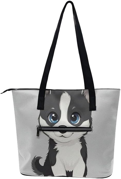 Big Shoulder Commuter Bag Work Tote Bag Handbag With Zipper For Women And Men