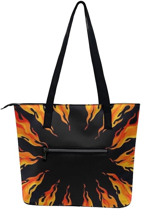 Big Shoulder Commuter Bag Work Tote Bag Handbag With Zipper For Women And Men