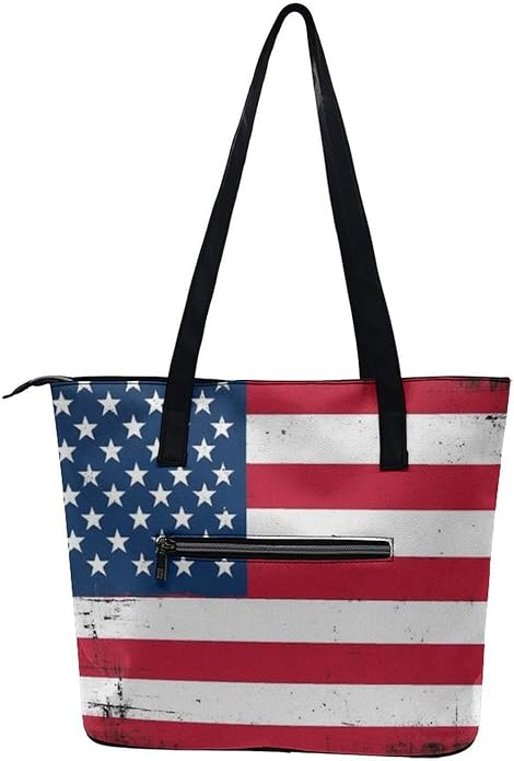 Big Shoulder Commuter Bag Work Tote Bag Handbag With Zipper For Women And Men