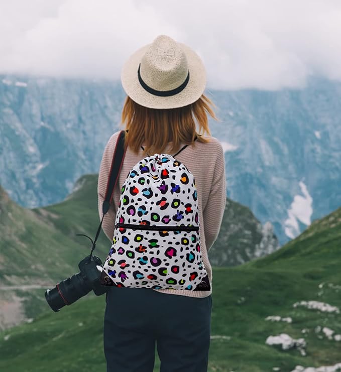 HOLYLUCK Drawstring Backpack Bag Sport Gym Sackpack