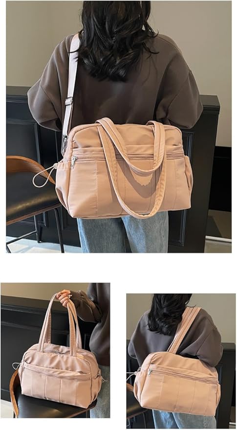 Gym Bag Sport Duffel Overnight Weekender Travel Bag with wet pocket and shoe pocket M03 Dusty pink