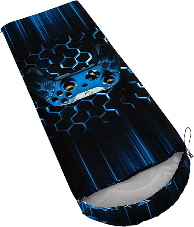 QOOMO Camping Sleeping Bags,3 Season Warm & Cool Weather,Lightweight,Waterproof Sleeping Bags for Adults & Kids,Traveling,and Outdoors,Camping Gear Equipment