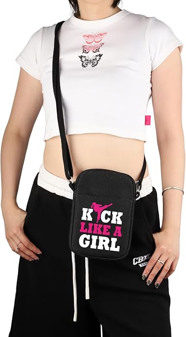 JXGZSO Karate Shoulder Bag Martial Arts Merch Taekwondo Lovers Gift