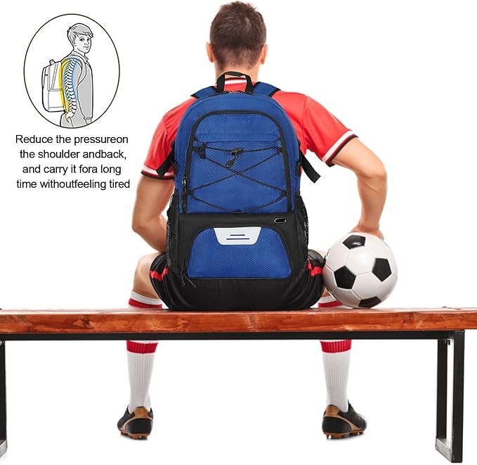 Goloni Basketball Bag,Large Sports Bag with with Separate Ball & Shoe Compartments,Gym Bag for Basketball,Soccer,Volleyball