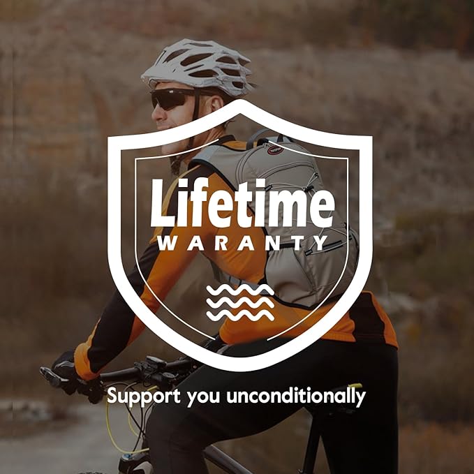 2 Pack Hydration Backpack Pack with 2L Hydration Bladders, TNYSPORT Lightweight Breathable Water Backpack with Multiple Pockets, Reinforced Shoulder Straps for Hiking, Running, Biking