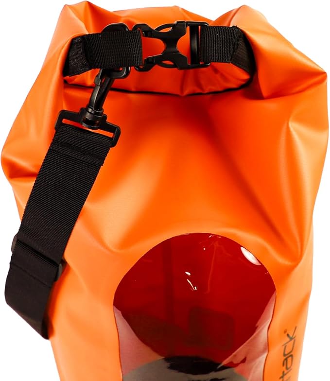 YakAttack 20L Roll-Top Waterproof Dry Bag with Air Valve | Durable & Water Resistant | Compact Storage | Remove Trapped Air | Additional Buoyancy | Dry Bag for Kayaking, Hiking, Boating & Camping