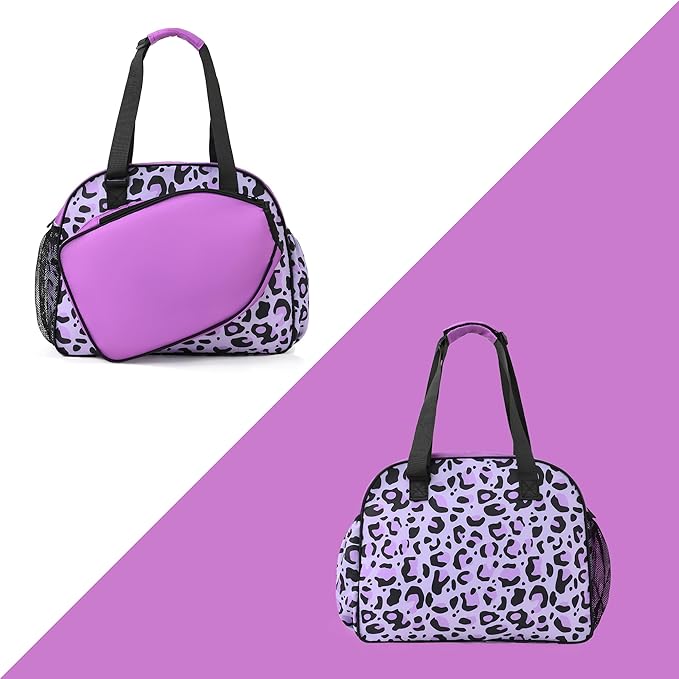 Boulder Bee Pickleball Bags, Premium Pickleball Tote Bag for Girls, Women’s Hand/Shoulder Gym Bag w Water Bottle Holder, with Pickleball Racquet/Paddle Holder