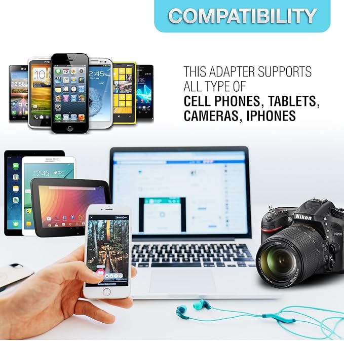 Ceptics South Africa, Namibia Travel Adapter Plug with Dual Usa Input - Type M - Ultra Compact - Safe Grounded Perfect for Cell Phones, Laptops, Camera Chargers and More 3 Pack (CT-10L)