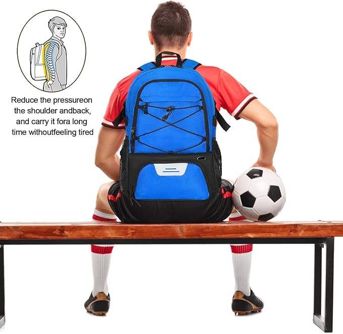 Goloni Basketball Bag,Large Sports Bag with with Separate Ball & Shoe Compartments,Gym Bag for Basketball,Soccer,Volleyball