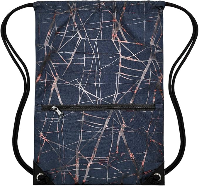 HOLYLUCK Drawstring Backpack Bag Sport Gym Sackpack