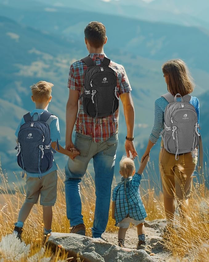 20L Small Waterproof Hiking Backpack Men Women, Lightweight Small Travel Backpack for Outdoor, Blue