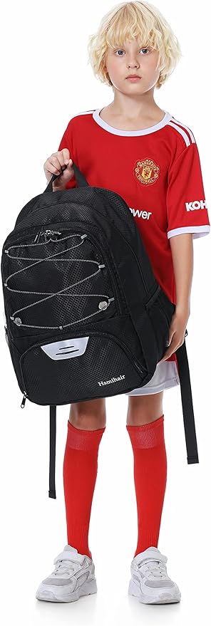 Youth Soccer Bag-Soccer Backpack&Backpack for Football Basketball,with Ball Compartment Separate Cleat Package