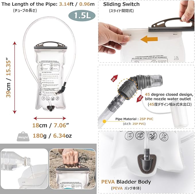 Azarxis Running Water Bottles Flask BPA Free Leakproof Hydration Vest Packs Waist Belt Replacement for Triathlon Marathon Hiking Cycling Climbing Runner