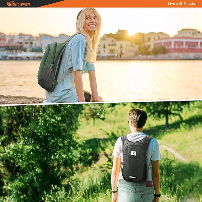 SKYSPER Small Hiking Backpack 10L Packable Lightweight Back Pack Foldable Travel Daypack for Women Men | Packable, Lightweight, Back Pack, Foldable, Travel Daypack