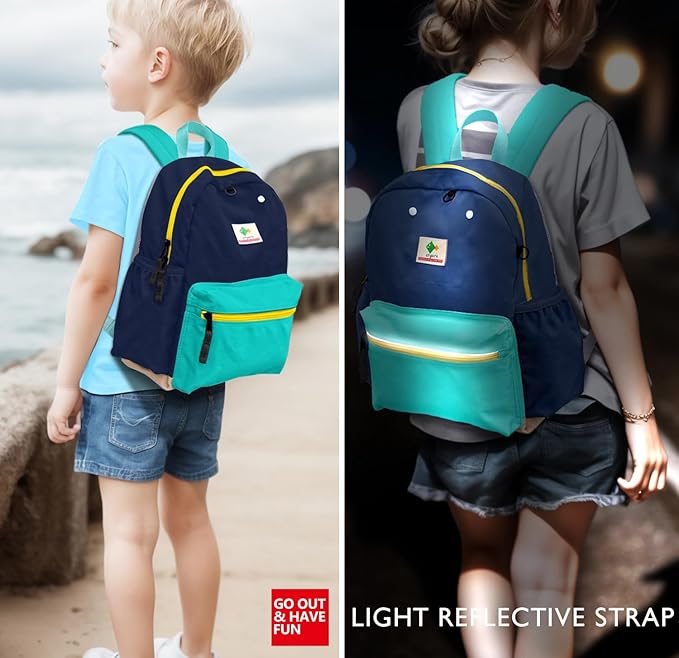 atgark Kids Backpacks for Girls & Boys - Kindergarten to Elementary School, Small Child Toddler Backpack, 15" H, Ages 6-9