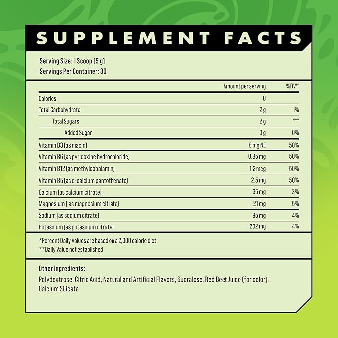 Advanced Hydration High-Performance Electrolyte Drink Mix with B Vitamins for All-Day Hydration - Caffeine Free, Zero Calories, Sugar Free, & Keto Friendly - (30 Servings, Watermelon Swirl)