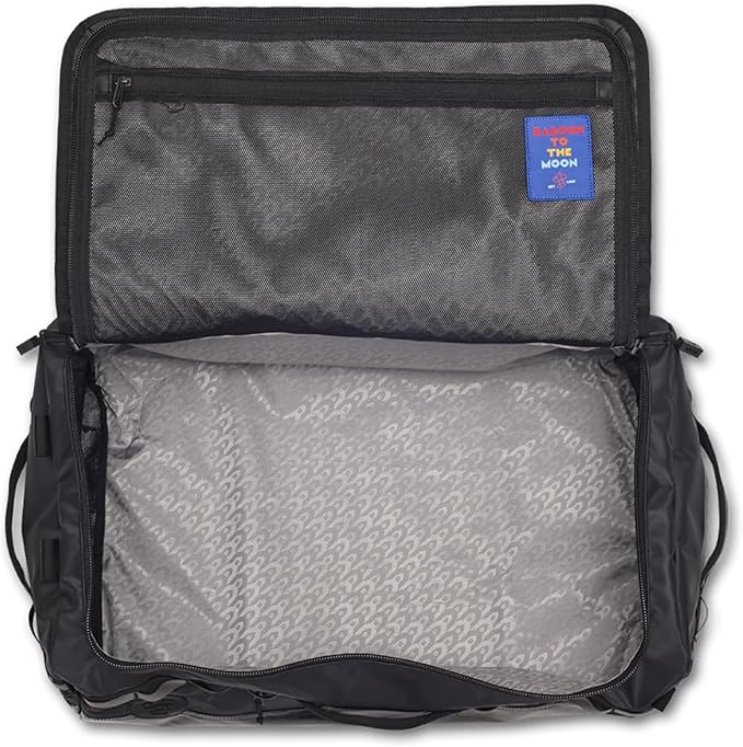 Baboon to the Moon Go-Bag Big Duffle Bag - Detachable Straps, Stylish, Compact, Large Travel Bag Lightweight, Durable, Water-Resistant for Men and Women (Black)