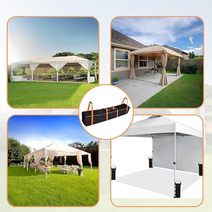 Large Tent Storage Bag 67X11.5X11.5in with Handles -10X10ft Pop Up Canopy Replacement Parts,Workable for Various Party Tent Canopy Tent Poles patio Umbrellas, Heavy-Duty Water Resistant Oxford Fabric