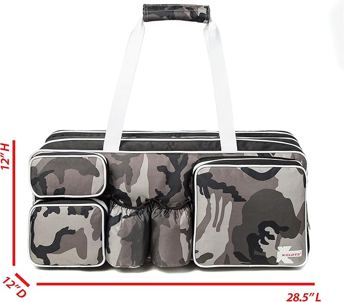 K-Cliffs Tennis Racket Bag | Deluxe Ballistic Nylon | Shoe Compartment