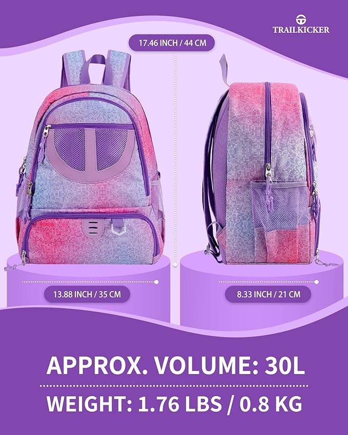 Basketball Bag Backpack for Men Women with Ball & Shoes Compartment 30L Capacity Lightweight Breathable Boys Girls Soccer Ball Bag Backpack Fit Volleyball Football Sports Travel School Gym