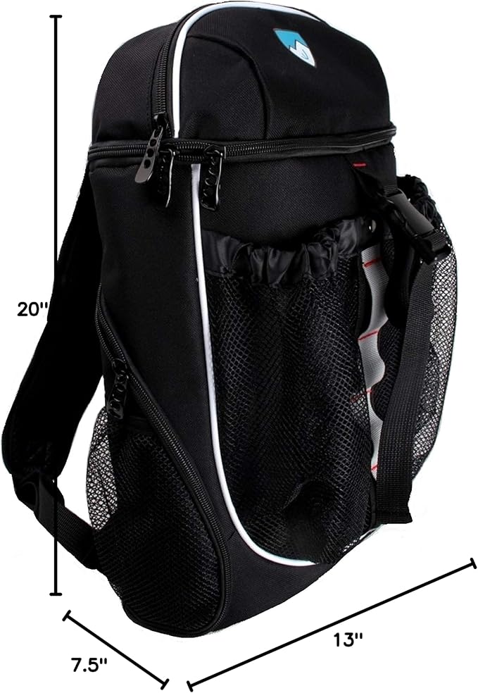 Hard Work Sports Basketball Backpack with Ball Compartment Spacious Shoe Storage for Basketball, Large Sports Bag
