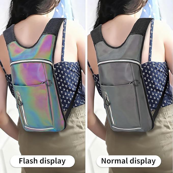 CTSAYCTL Hydration Backpack,Water Backpack with 2L Water Bladder,Festival Essential-Rave Hydration Pack,Lightweight Insulation Hydropack for Outdoor,Hiking,Running,Biking,Music Festival for Men Women