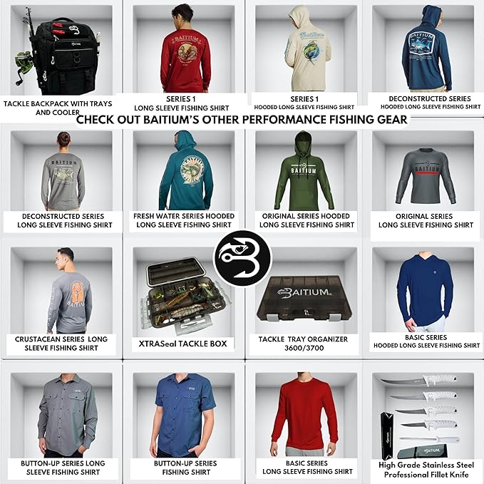 Baitium Fishing Tackle Box Organizer, Tackle Boxes With Dividers, Fishing Box, Tacklebox for Fishing, 3600 Tackle Tray or 3700, Lure Organizer, Plastic Storage- 3700 (2 Pack)