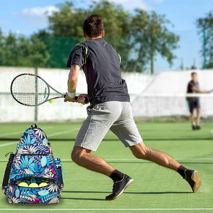 ACOSEN Tennis Bag Tennis Backpack - Large Tennis Bags for Women and Men to Hold Tennis Racket,Pickleball Paddles, Badminton Racquet, Squash Racquet,Balls and Other Accessories