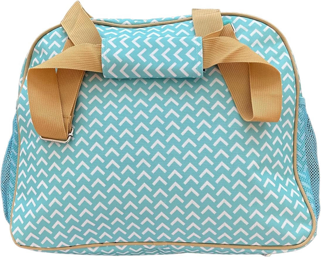 Pickleball - "Inspired" - Designer Women's Premium Side-Pocket Duffle Bag | Made Exclusively For Pickleball! | Includes a "Fitted" Paddle Case Designed To Store And Protect Your Paddles.