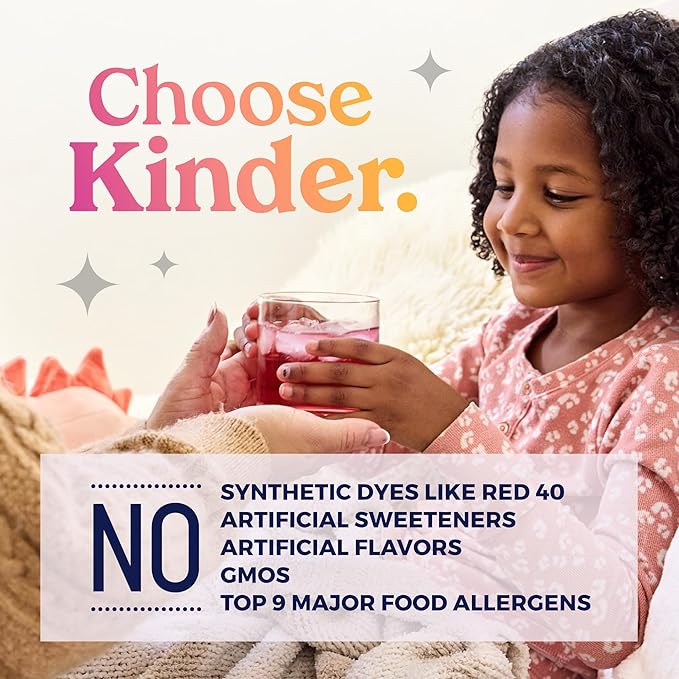 Kinderlyte Advanced Electrolyte Solution, 2X Faster Hydration vs. Water Alone, No Artificial Sweeteners or Flavors, No Synthetic Dyes, Raspberry Lemonade, for Kids and Adults, 33.8 fl oz (Pack of 6)