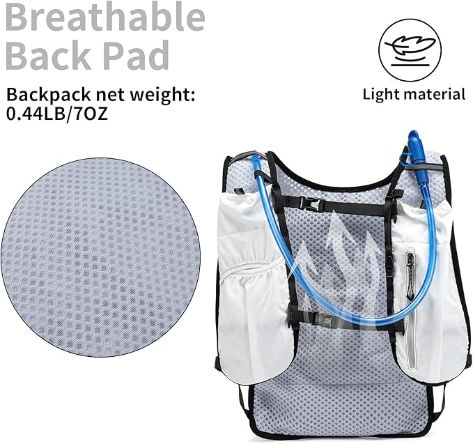CAREYSTEN Hydration Backpack,Water Backpack for Running Women's Running Vest, , Lightweight Hiking Backpack, Men's Cycling Bag,