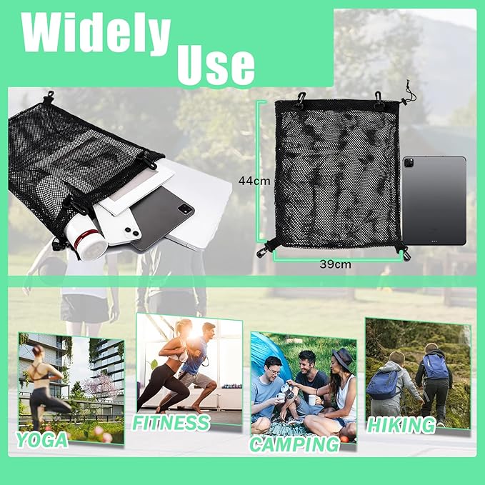 KAEGREEL Drawstring Soccer Bag Basketball Backpack for Kids Teens, Foldable Sports Bags Detachable Ball Mesh Bag for Gym Yoga Football Baseball