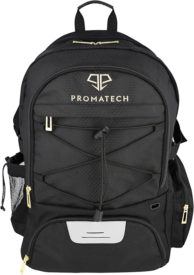 Sports Backpack, All-in-One Design for Size 5 Soccer Ball or Size 7 Basketball, Laptop-Ready, Cleat Storage, Hydration System, Quick Access Zipper - Ideal for Gym and Sports