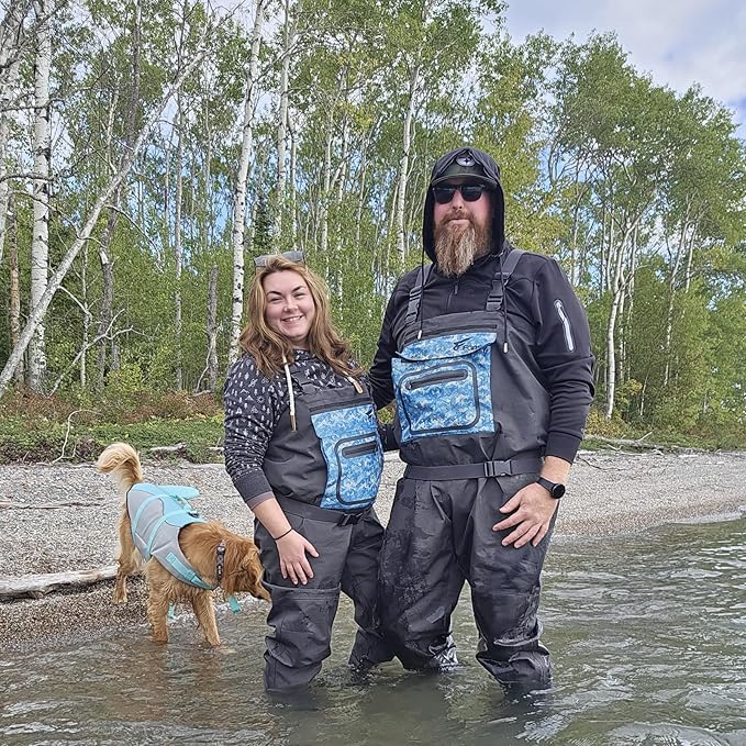 8 Fans Fishing Waders for Men and Women, Chest Waders- Waterproof Bootfoot, Neoprene Waders for Hunting & Fishing