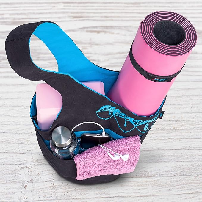 Zenifit Yoga Mat Bag – Versatile Yoga Bag with Mat Straps & Storage Pockets, Holds Yoga & Pilates Mats, Lightweight & Durable