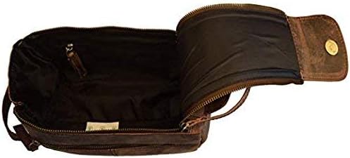 Genuine Buffalo Leather Travel Duffle Bag | Overnight Weekend Leather Bag | Sports Gym Duffel for Men Travelling Combo With Toiletry