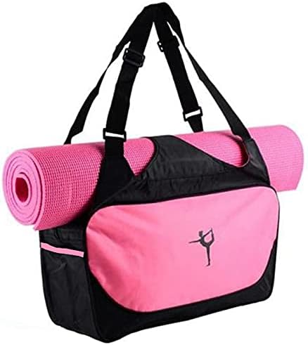 Yaregelun Yoga Bag,Travel Bag,Large Capacity Yoga Mat Backpack,Gym Bag,Yoga Bag,Pink