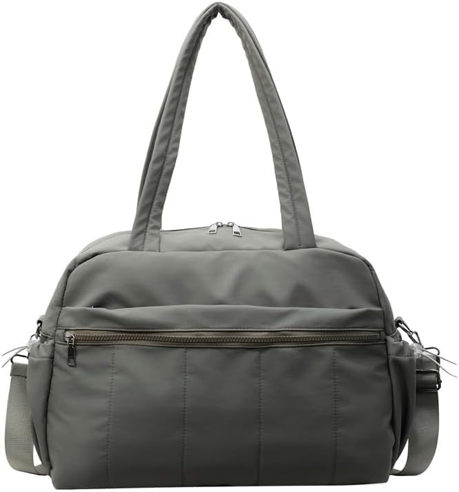 Gym Bag Sport Duffel Overnight Weekender Travel Bag with wet pocket and shoe pocket M01-Army green