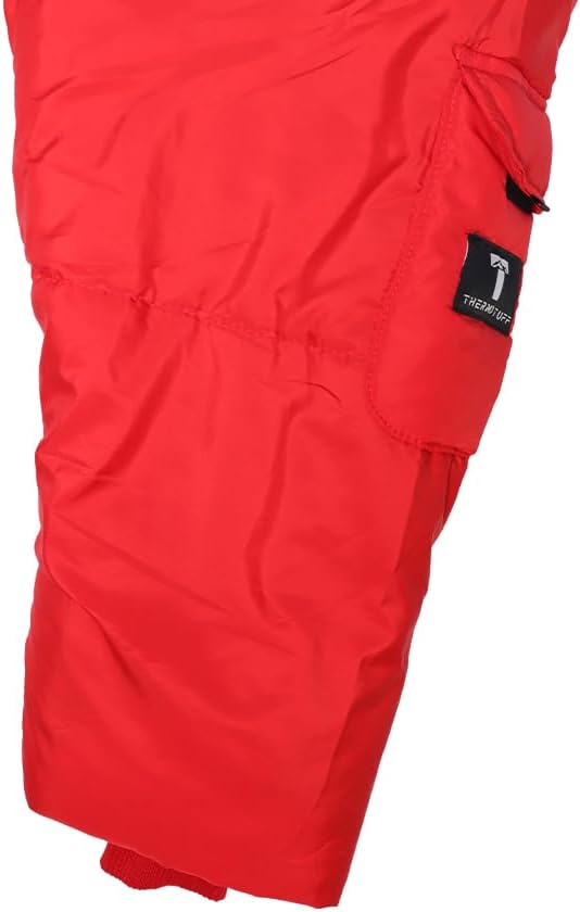Thermotuff Wearable Sleeping Bag with Dual Hoodie, Long Sleeves, Pockets & Adjustable Drawstring - Ideal for Camping, Cold Weather Hiking, and Stadium Sak Blanket