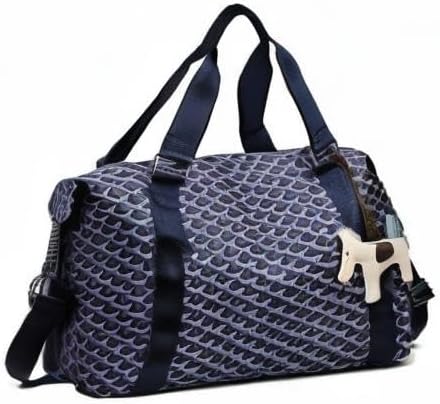 Weekender Duffel Sport Gym Bag Overnight Travel duffle Bags Wet Pocket S1-Check NavyBlue