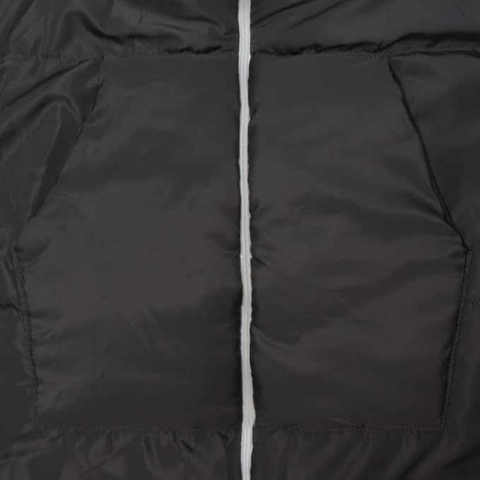 Thermotuff Wearable Sleeping Bag with Dual Hoodie, Long Sleeves, Pockets & Adjustable Drawstring - Ideal for Camping, Cold Weather Hiking, and Stadium Sak Blanket