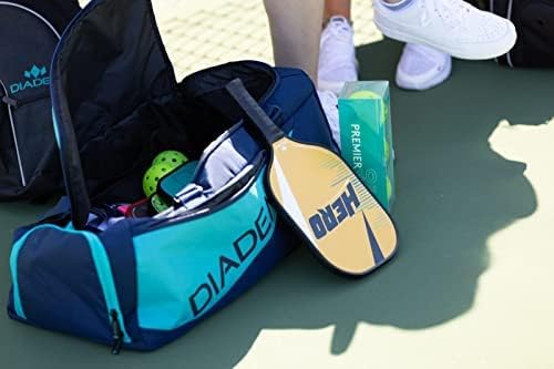 Diadem Hero Pickleball Starter Kit | 2 Lightweight Composite Pickleball Paddles, 2 Universal Indoor/Outdoor Pickleballs and Mesh Carry Bag | USAPA Approved
