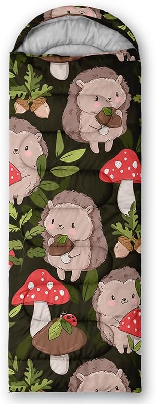 QOOMO Camping Sleeping Bags,3 Season Warm & Cool Weather,Lightweight,Waterproof Sleeping Bags for Adults & Kids,Traveling,and Outdoors,Camping Gear Equipment