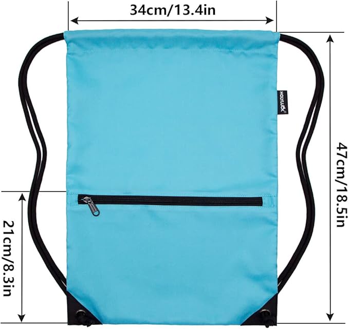 HOLYLUCK Drawstring Backpack Bag Sport Gym Sackpack