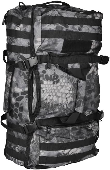 80-liter hiking and camping backpack, outdoor mountaineering and leisure backpack, travel and mountaineering tactical bag, unisex(Black stripe color)